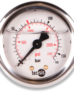 Manometer 160 bar 1/4" f/pumping unit type S